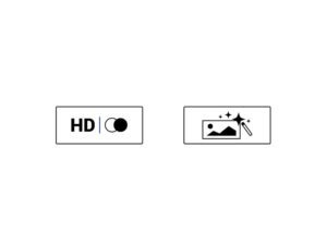HD contrast line icon