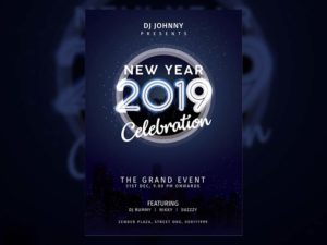Happy New Year Event Poster