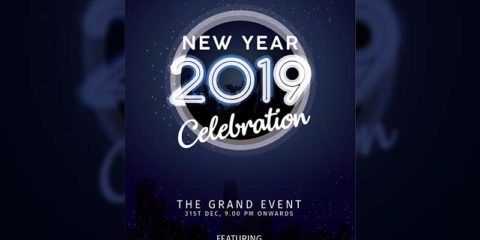 Happy New Year Event Poster