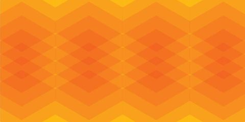 zigzag orange Abstract Poster