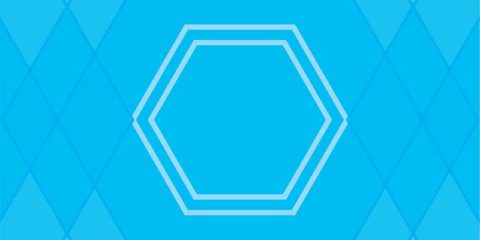 Blue Hexagon Background