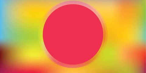 Pink Circle Abstract Background