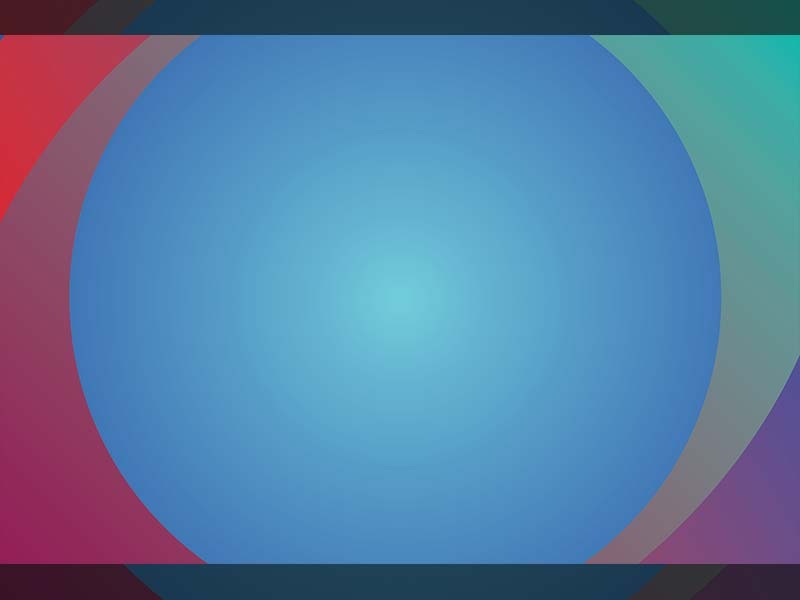 Blue Circle Multi Color