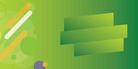 Green Abstract Banner