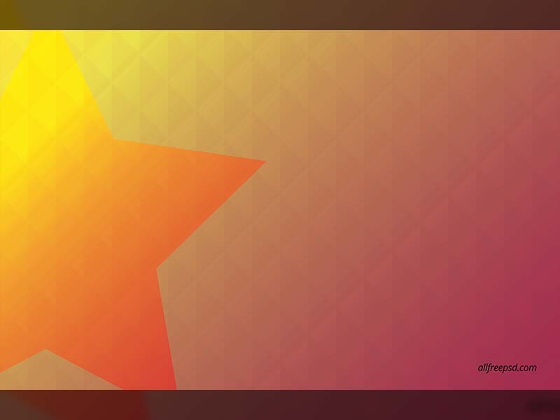 Star Orange Pattern Background