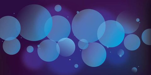 Blue Circle Abstract Background