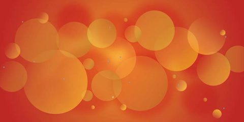 Orange Circle Pattern Background