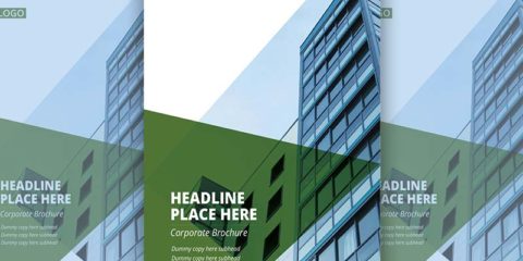 Corporate Flyer Cover Green