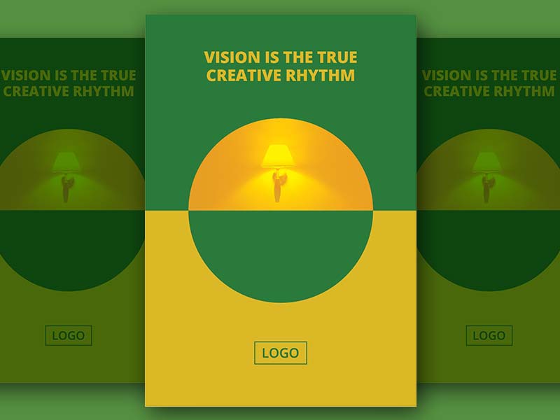 Brochure Cover Yellow Green