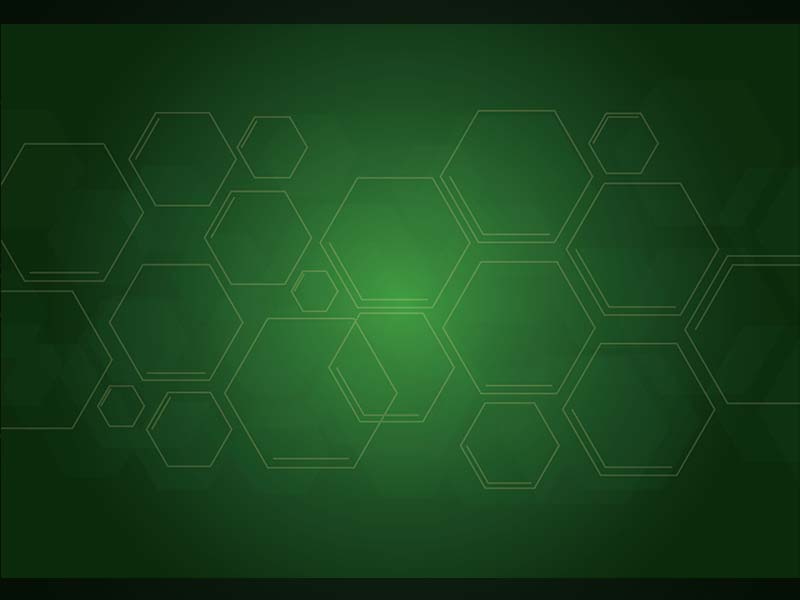 Green Hexagon Pattern
