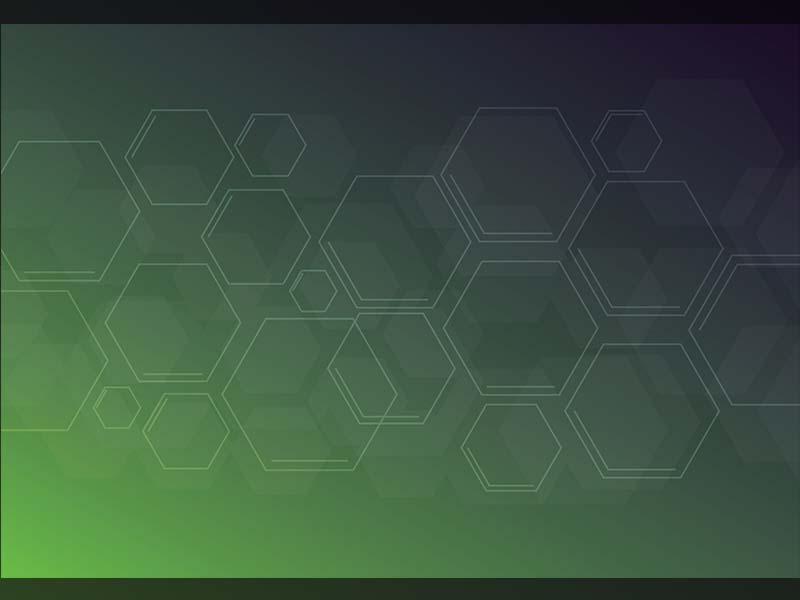 Green Hexagon Gradient