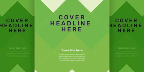 Green Wavy Pattern Cover