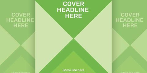 Grey Green Cover Template