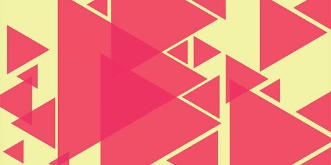 Yellow Pink Triangle Background