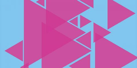 Pink Triangles Background