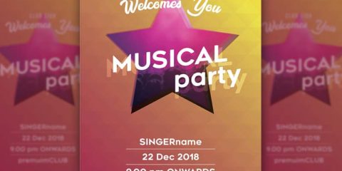 Musical Party Poster