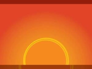 Sun orange Gradient Background