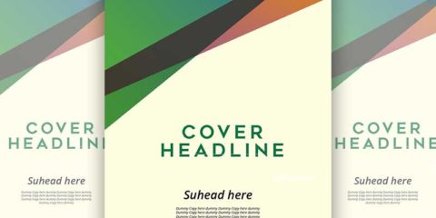 Green Abstract Flyer Cover