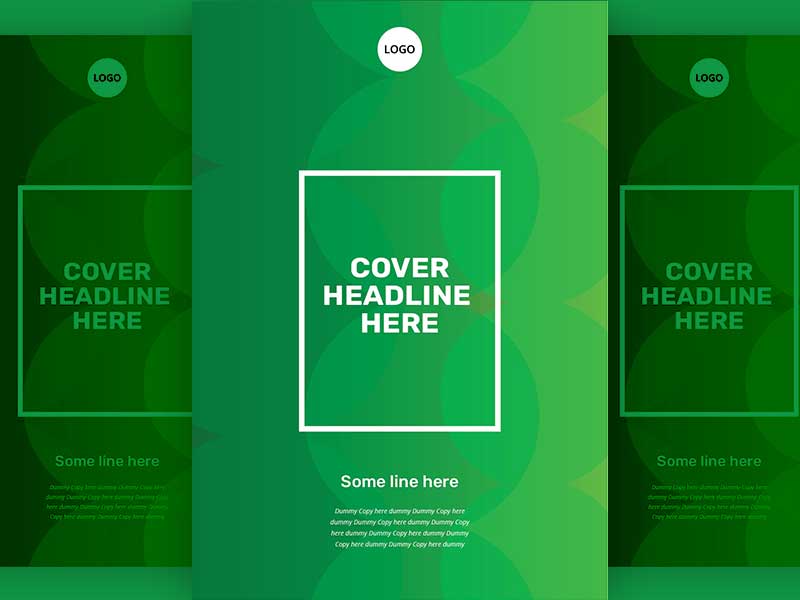 Green Brochure Cover Template